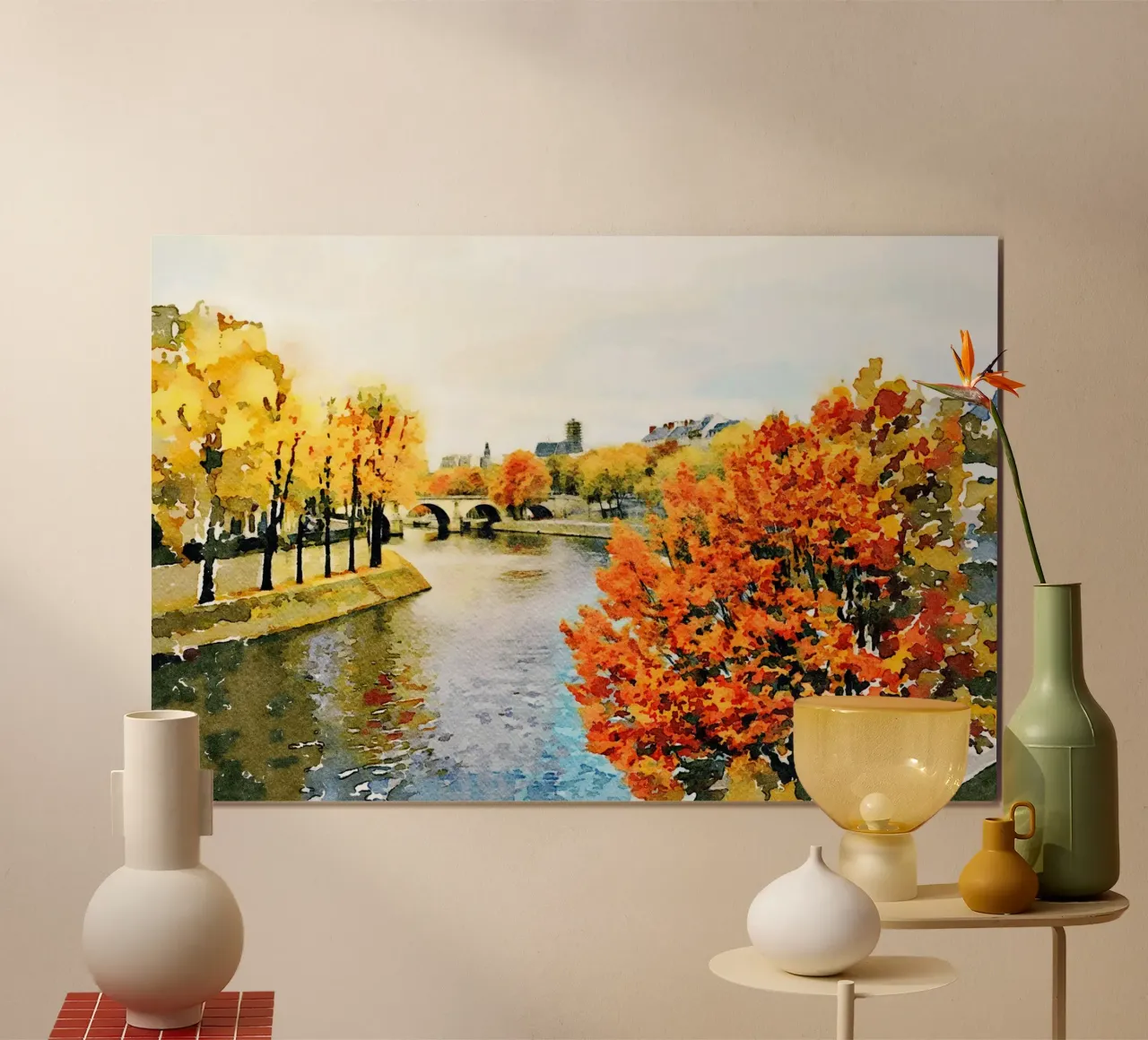 A Parigi poster con telaio in plastica da Massimo Frascogna