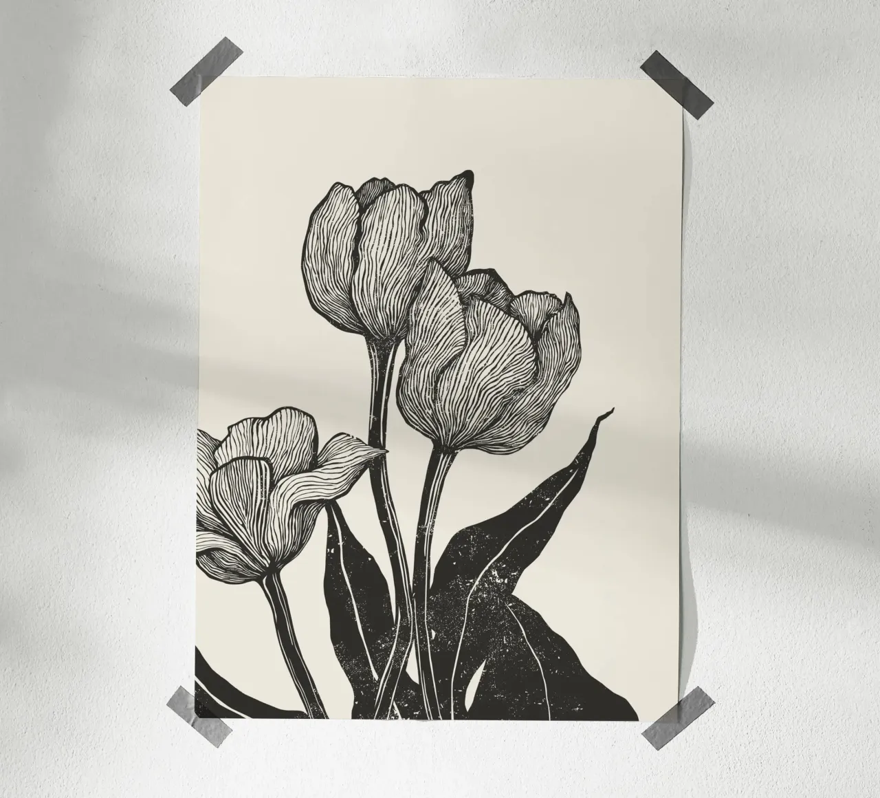 Tulips poster da Indigo Rain