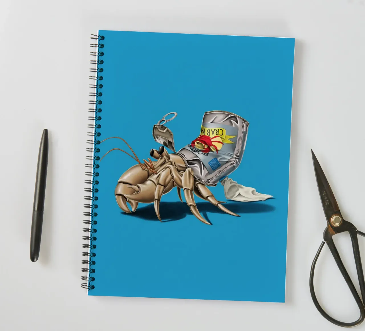 No place like Home (Coloured) spiral notebook by Rob Art | Illustration