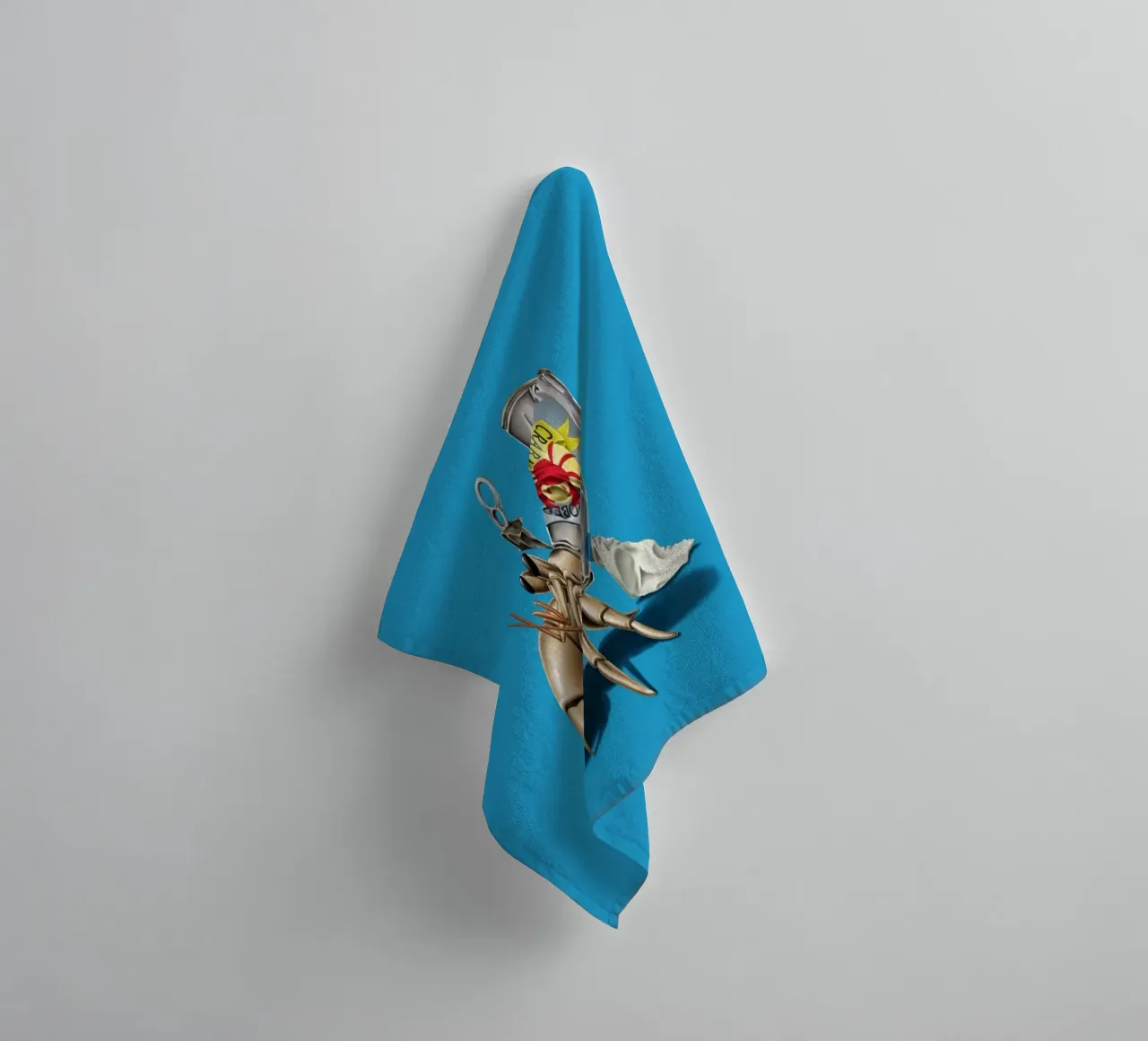 No place like Home (Coloured) asciugamano da bagno da Rob Art | Illustration