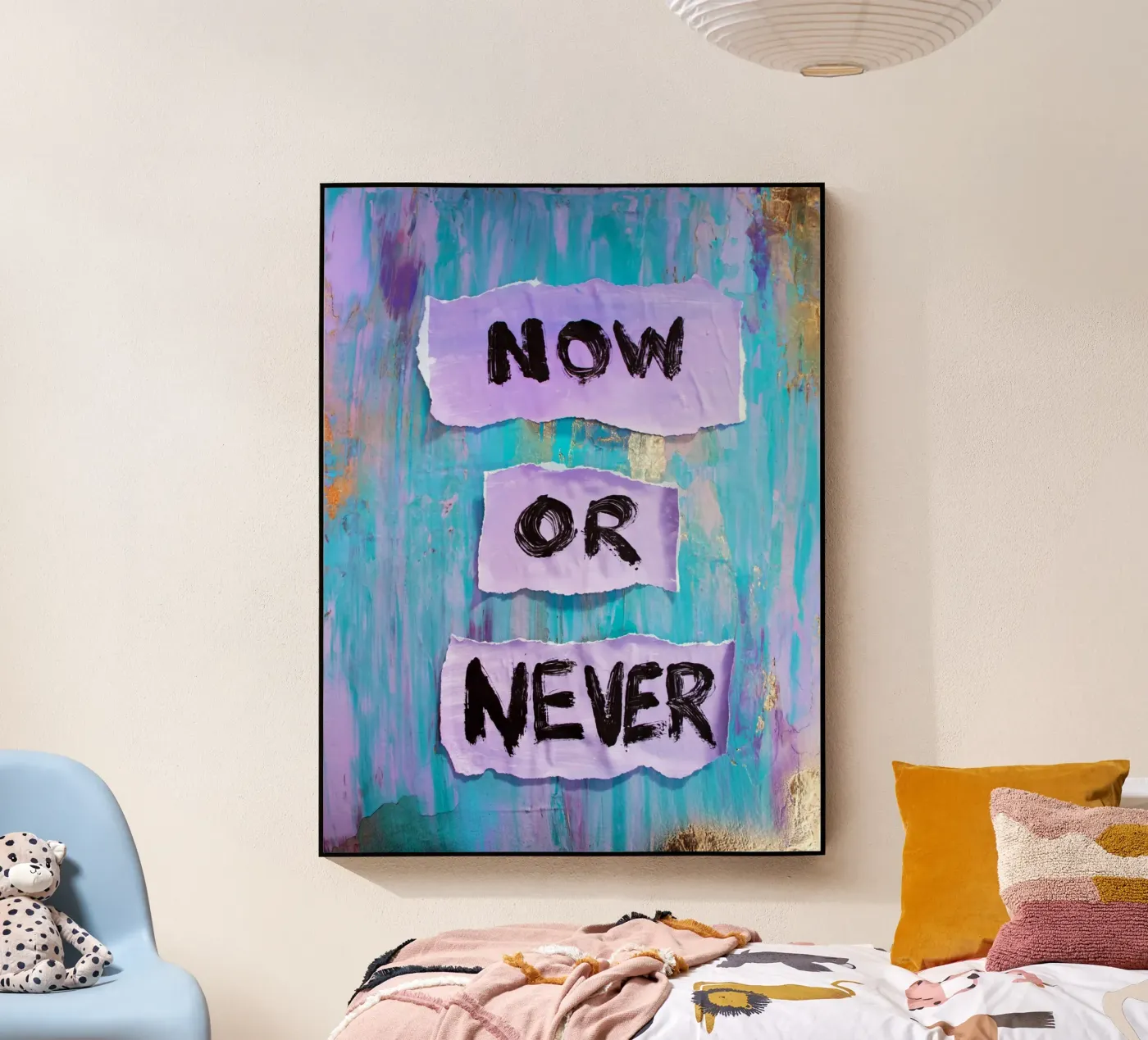 Now or never plexiglas de Hirschbild