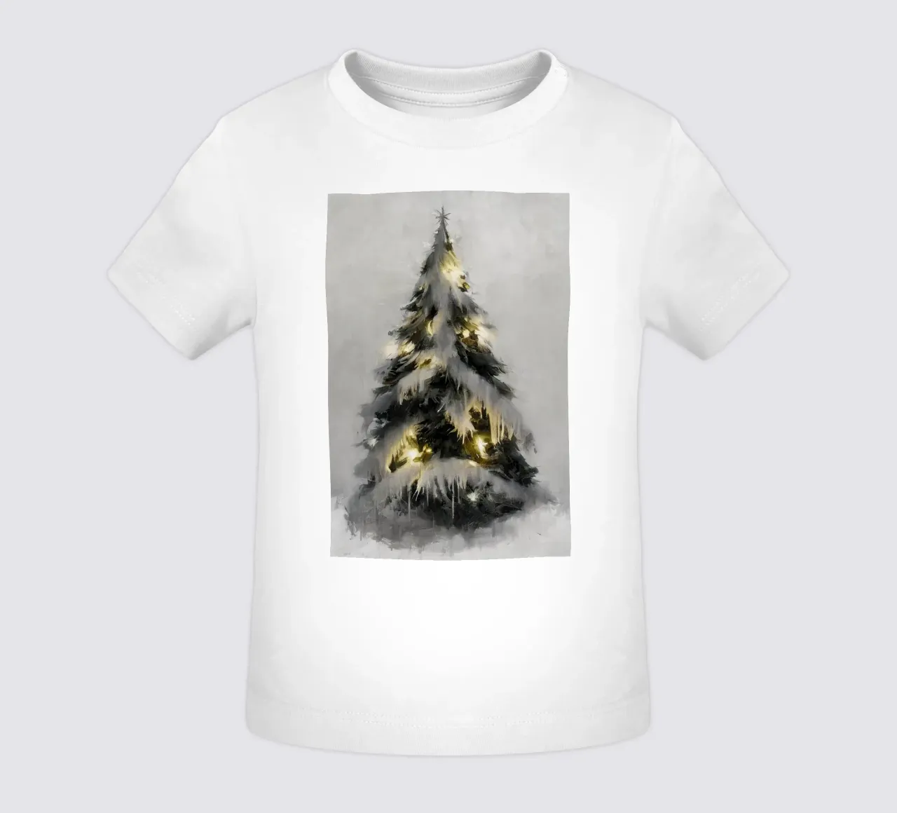 Glowing Christmas Tree maglietta neonato da treechild