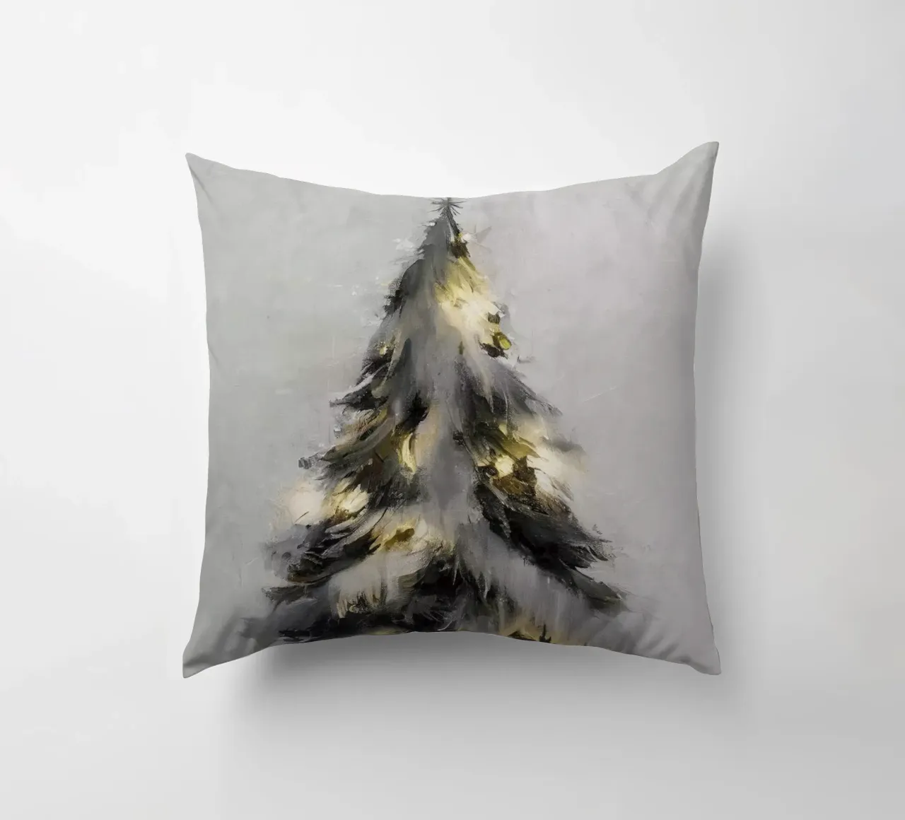 Glowing Christmas Tree cuscino da treechild