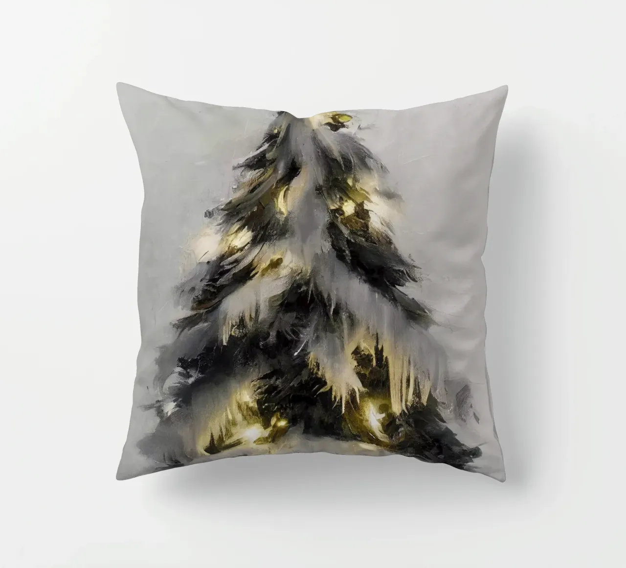 Glowing Christmas Tree cuscino da treechild