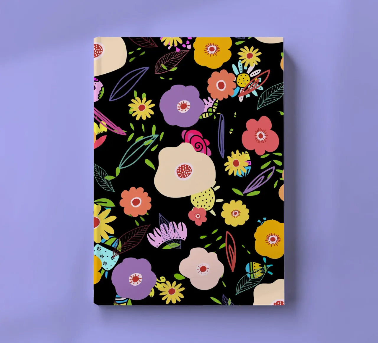 Botanical pattern 34 notebook by Little Dean