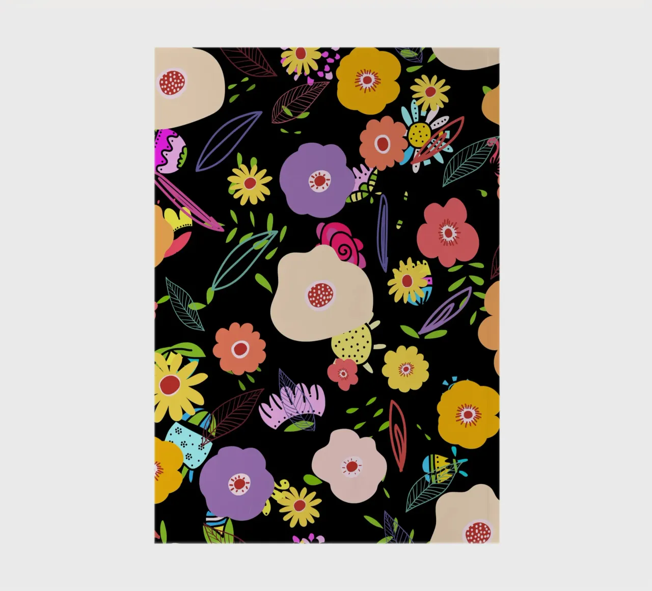 Botanical pattern 34 notebook by Little Dean