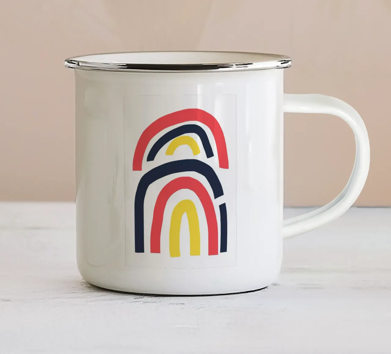 Colpi d'arco tazza in smalto da Little Dean