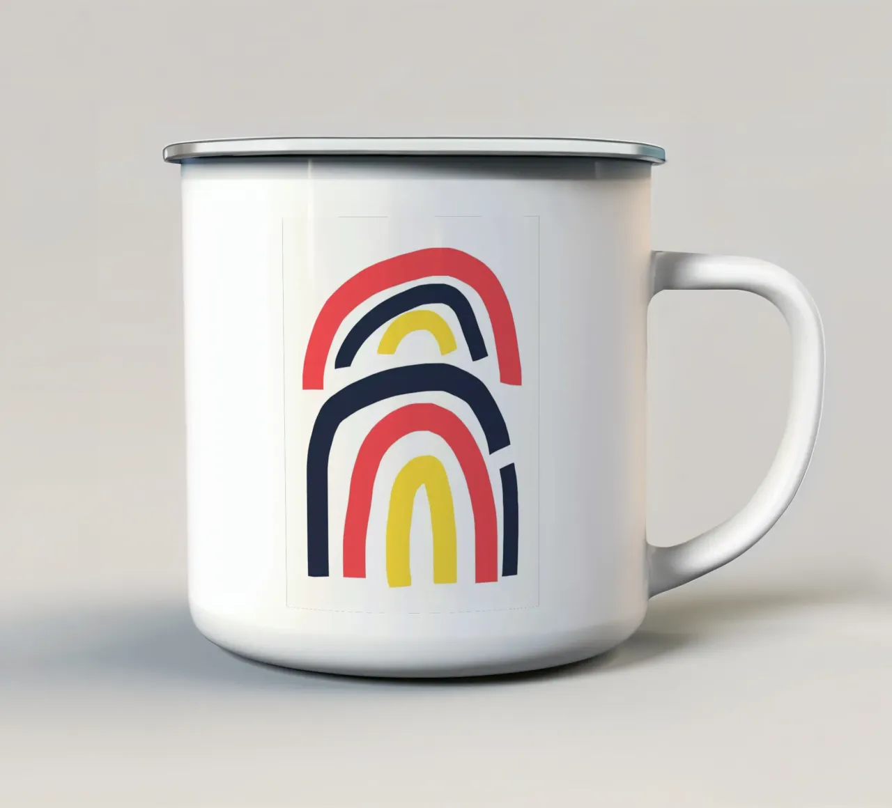 Colpi d'arco tazza in smalto da Little Dean