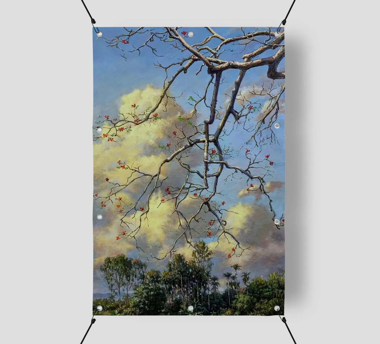 tree on the clous telo in pvc da mip of map