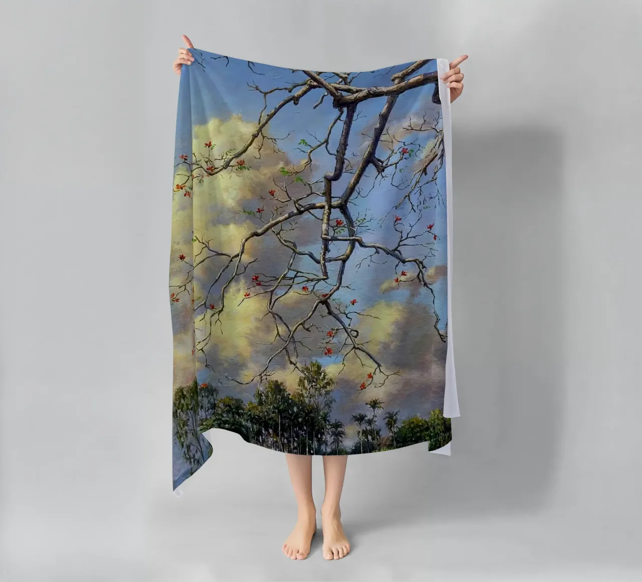 tree on the clous telo mare da mip of map