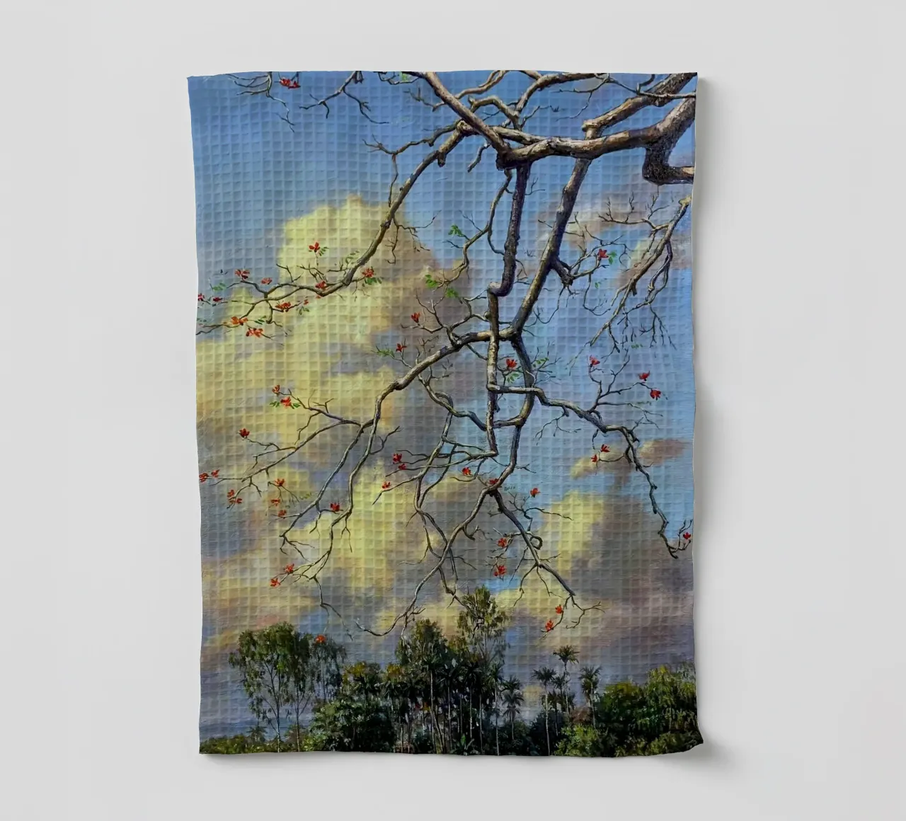 tree on the clous canovaccio da cucina da mip of map