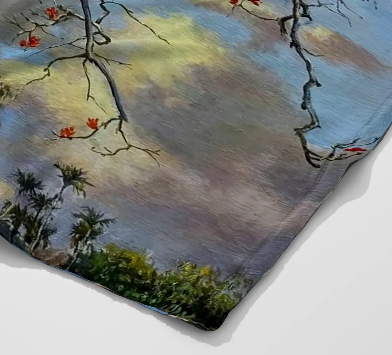 tree on the clous coperta in pile da mip of map