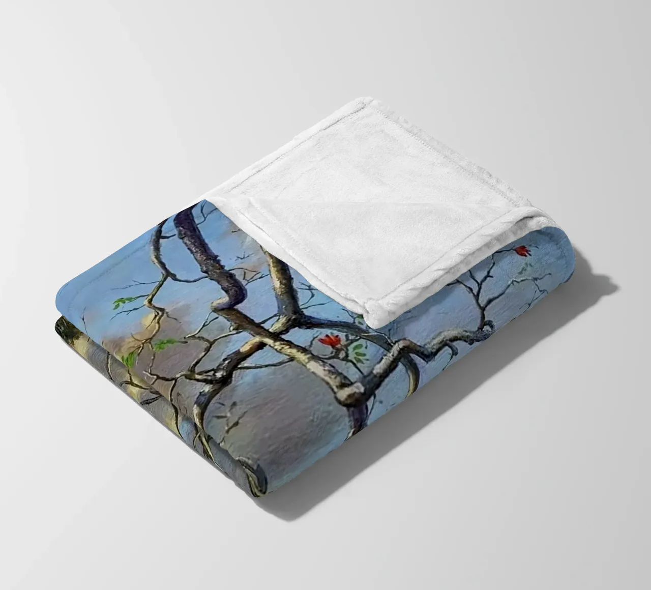 tree on the clous coperta in pile da mip of map