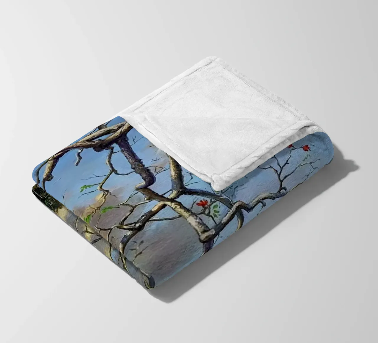tree on the clous coperta in pile da mip of map