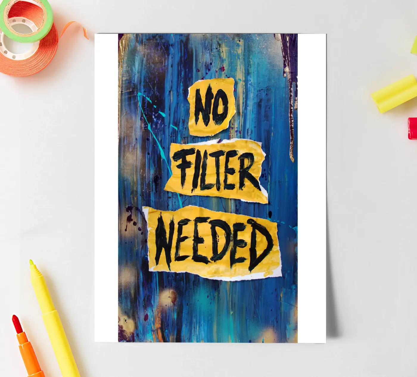 No Filter needed sticker sheet by Hirschbild