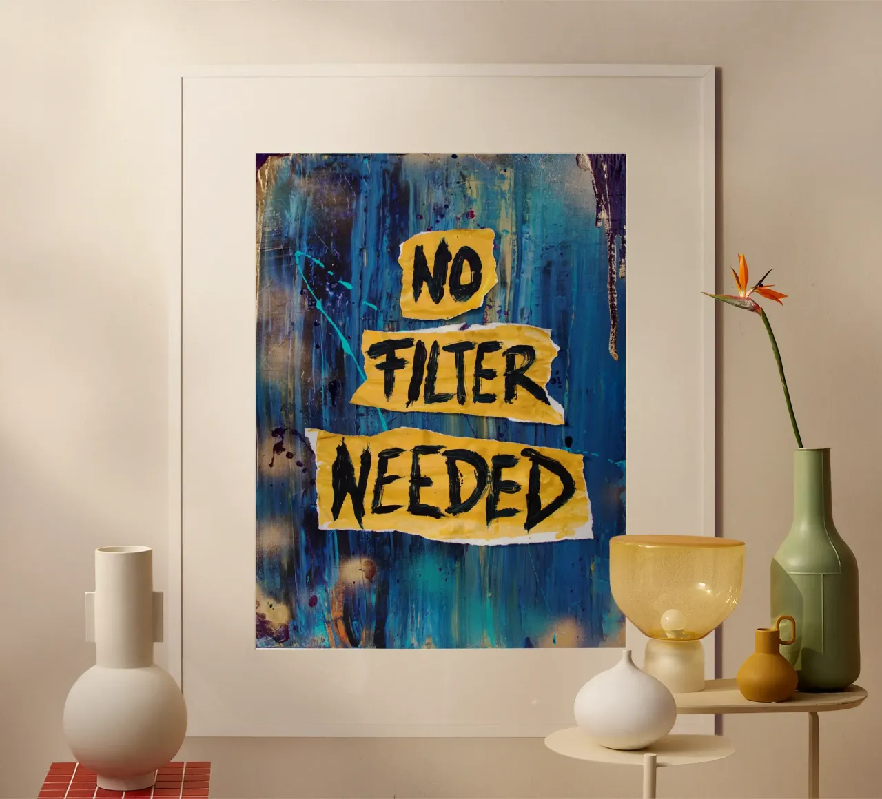 No Filter needed poster da Hirschbild
