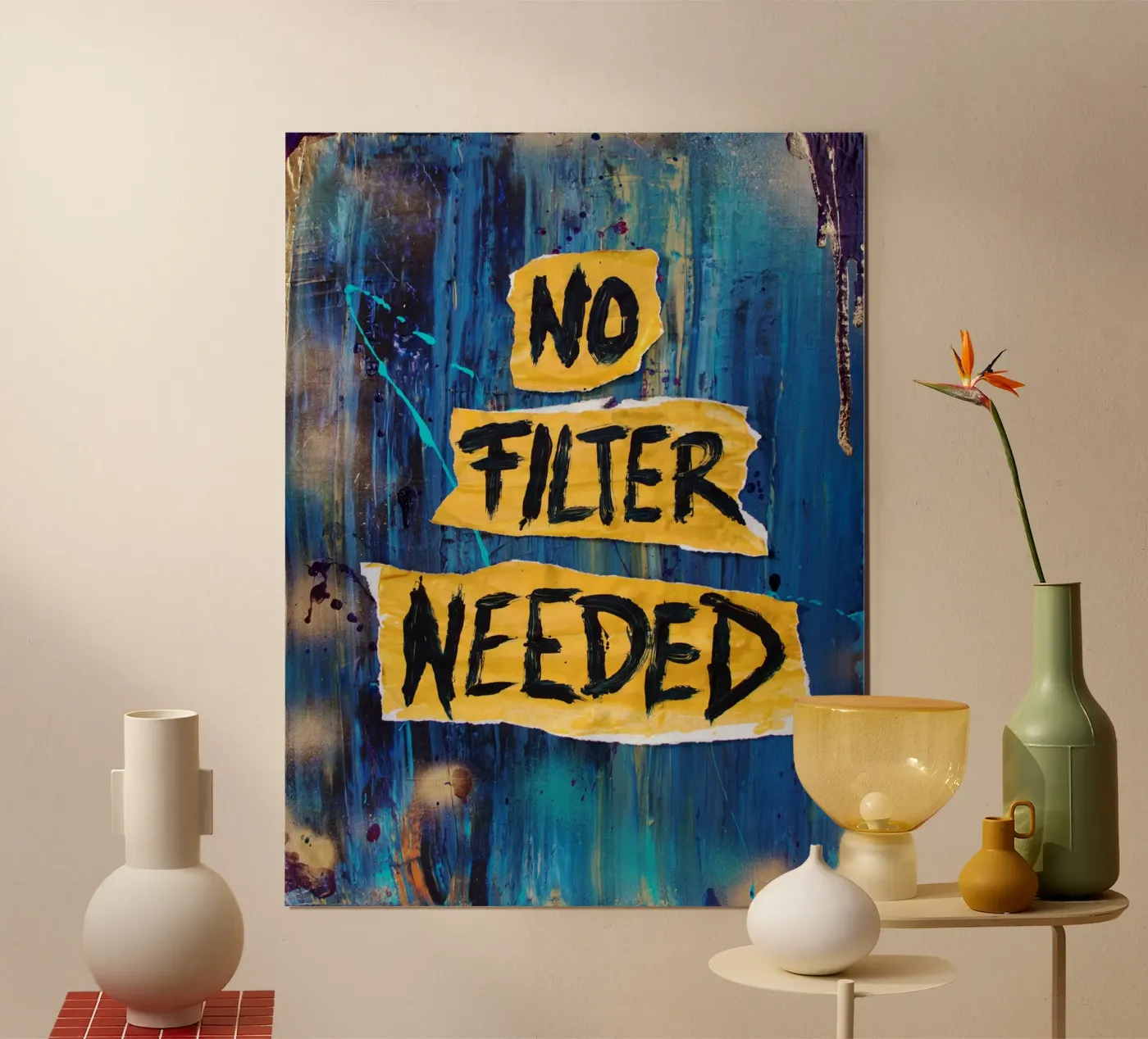 No Filter needed poster da Hirschbild