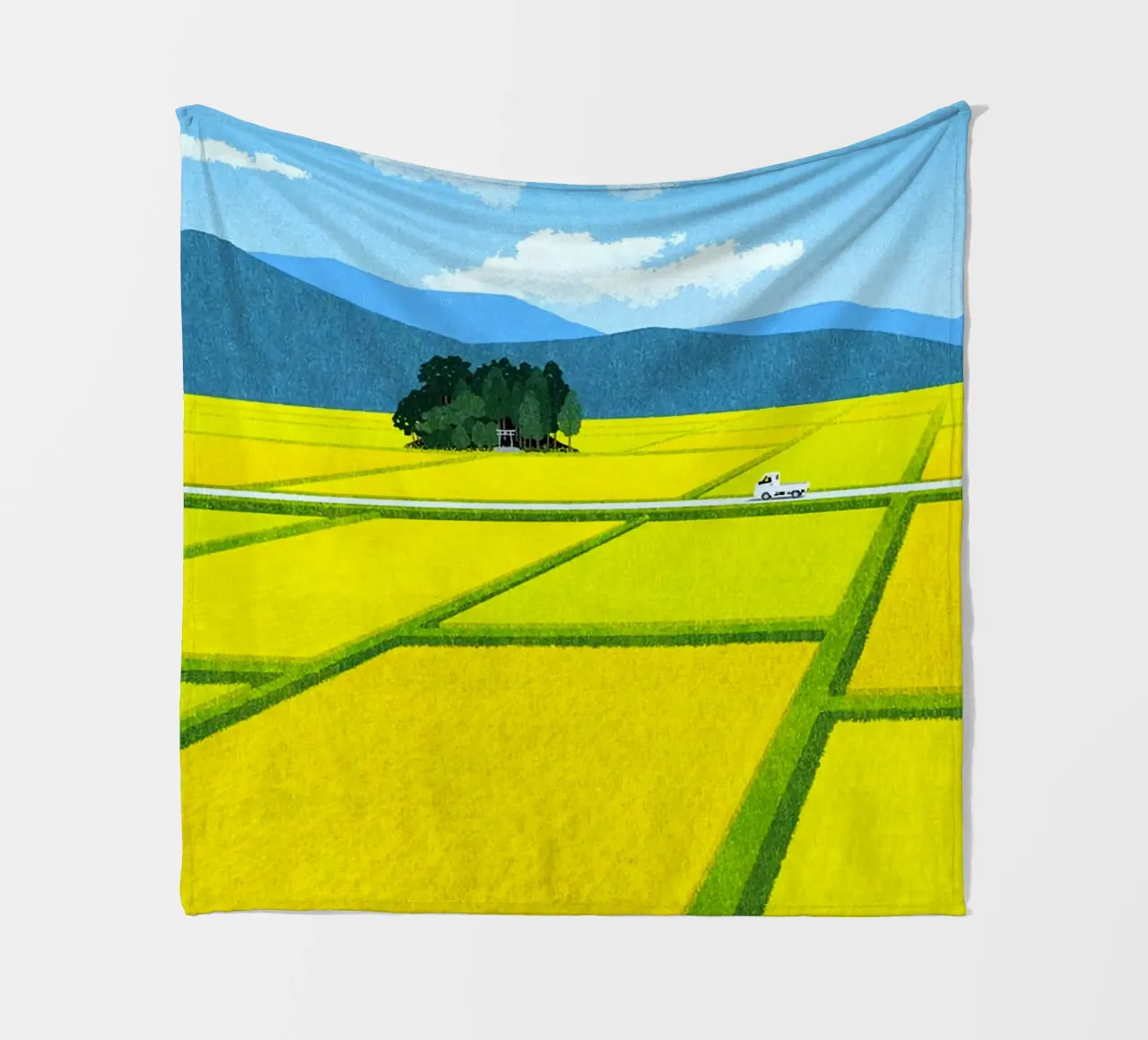 through the fields coperta in pile da mip of map