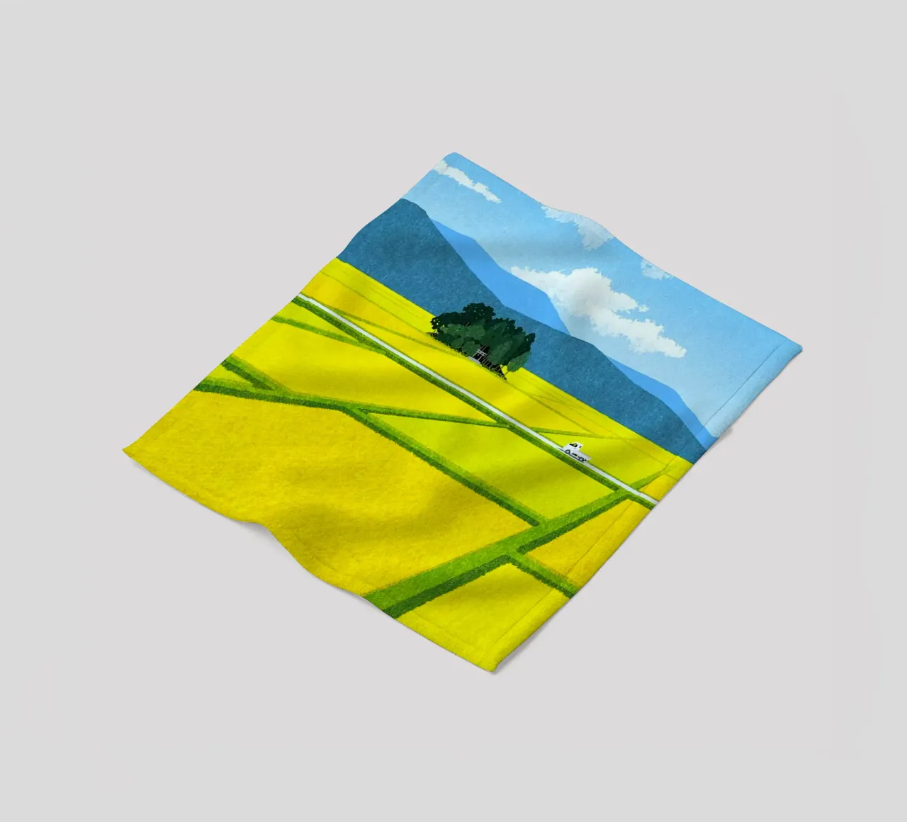 through the fields coperta in pile da mip of map