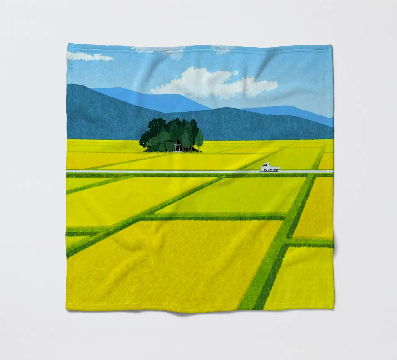 through the fields coperta in pile da mip of map