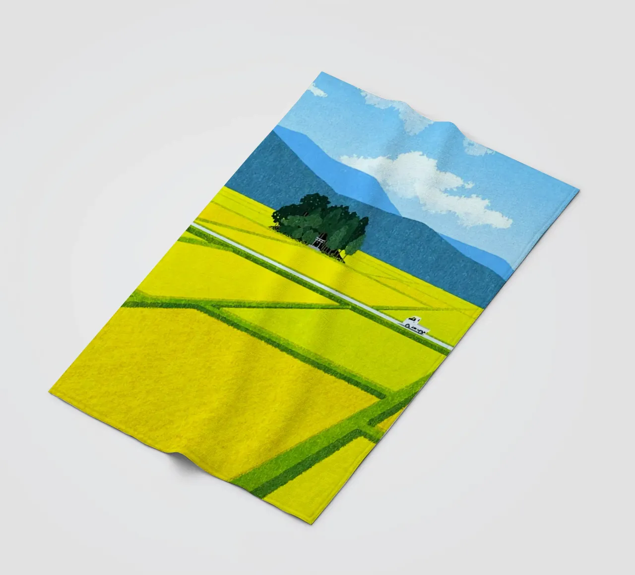 through the fields coperta in pile da mip of map
