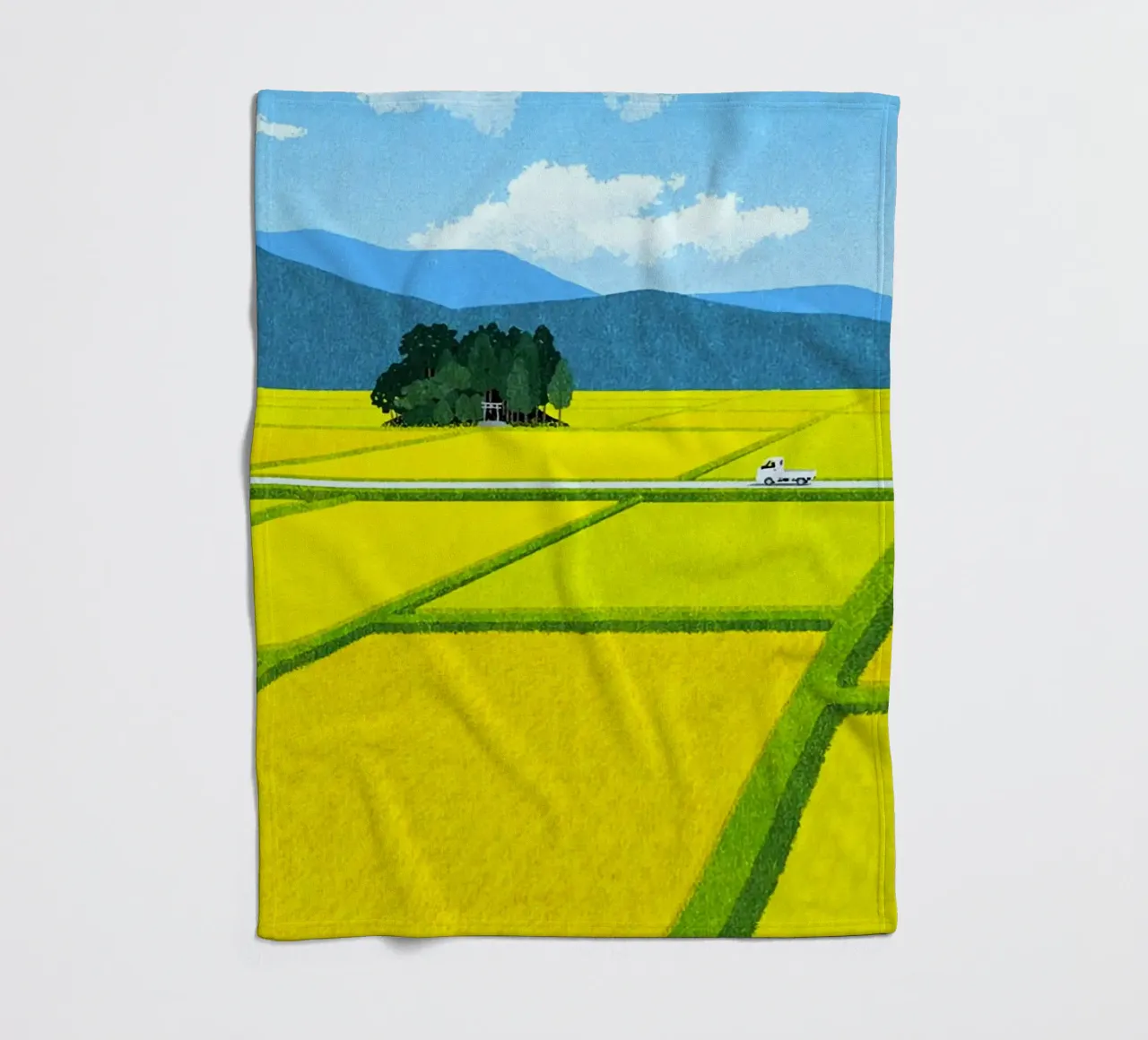 through the fields coperta in pile da mip of map