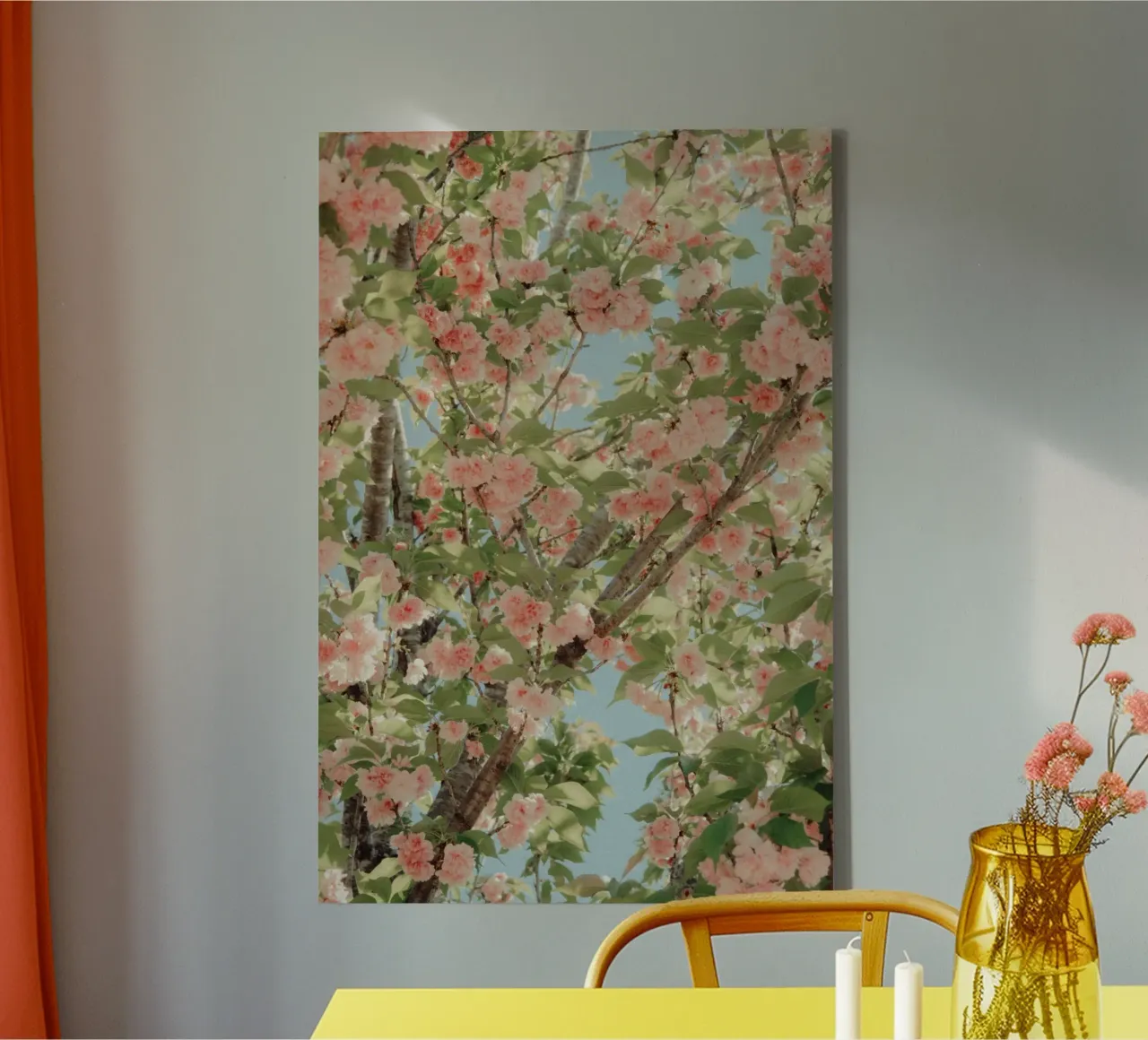 blossom fully canvas with Floater frame by mip of map