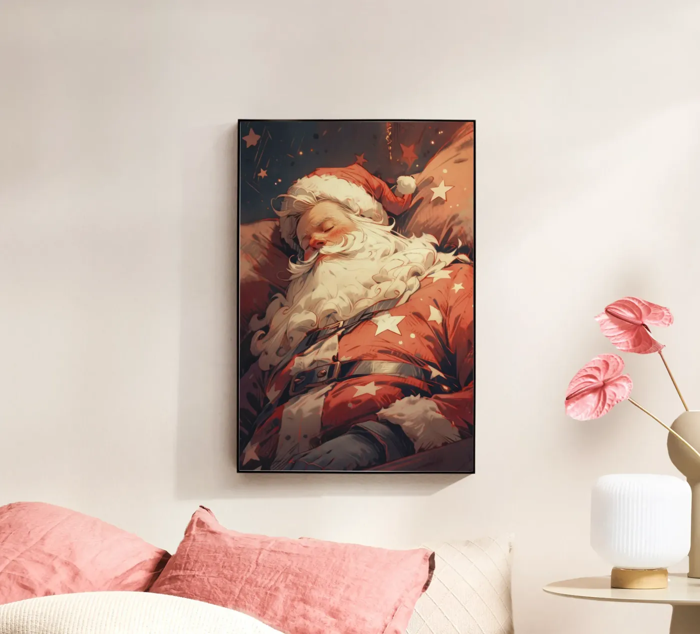 Sleeping Santa plexiglass da treechild