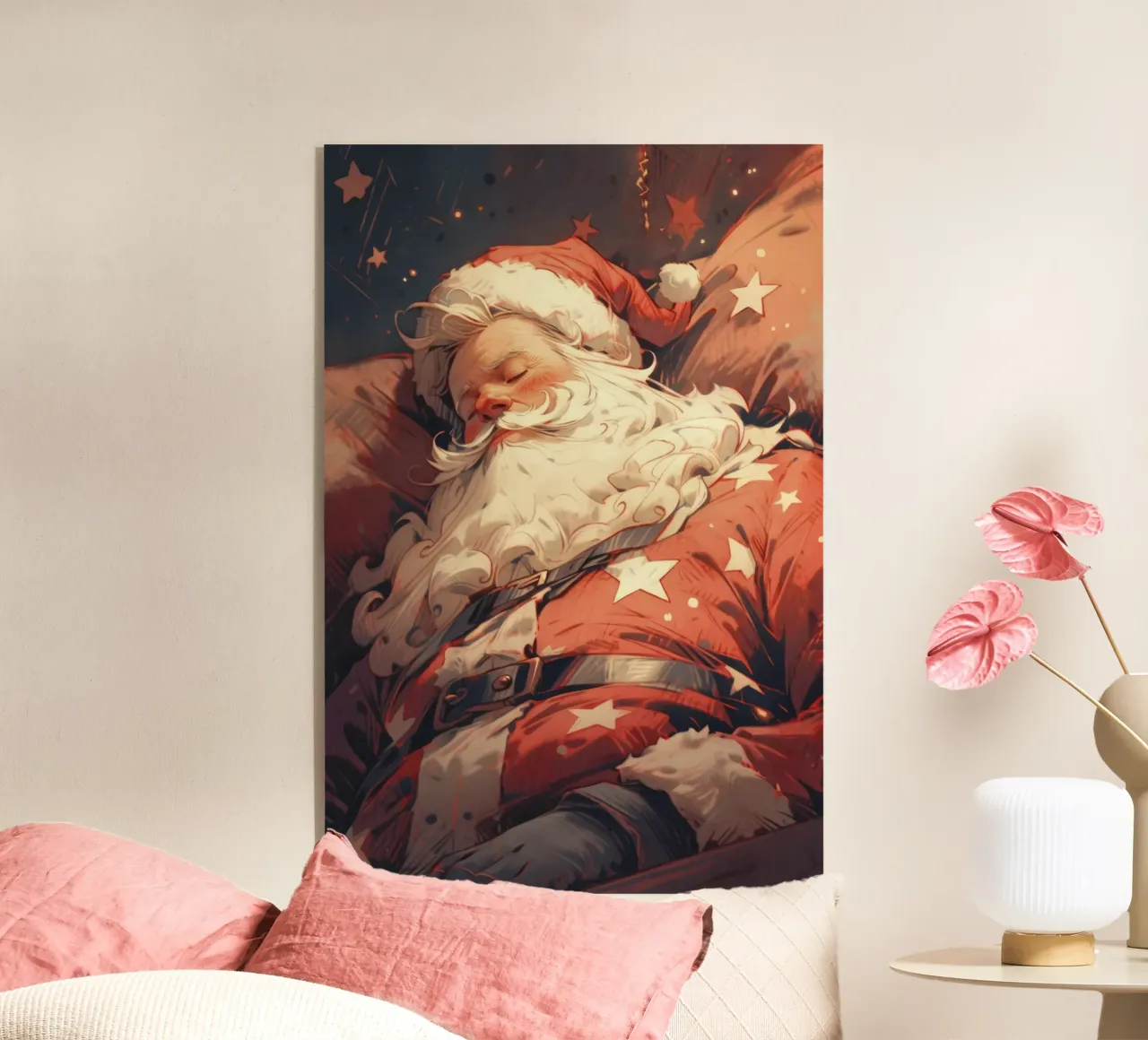Sleeping Santa plexiglass da treechild