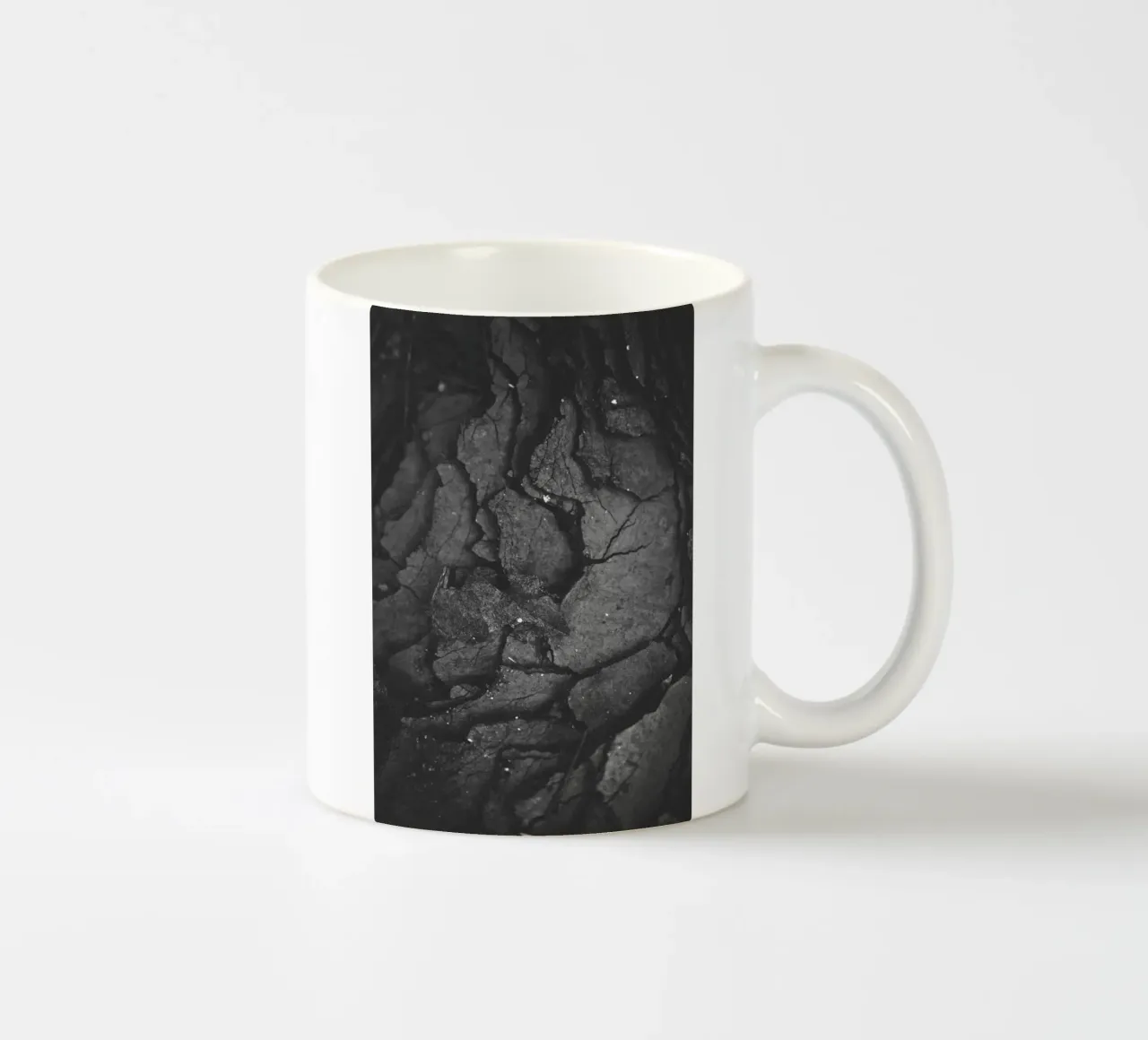 shiny coal tazza in ceramica da mip of map