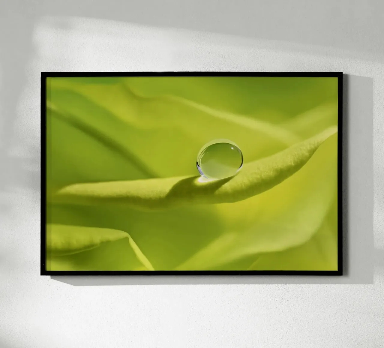 Gocce poster con telaio in legno da Atteloi