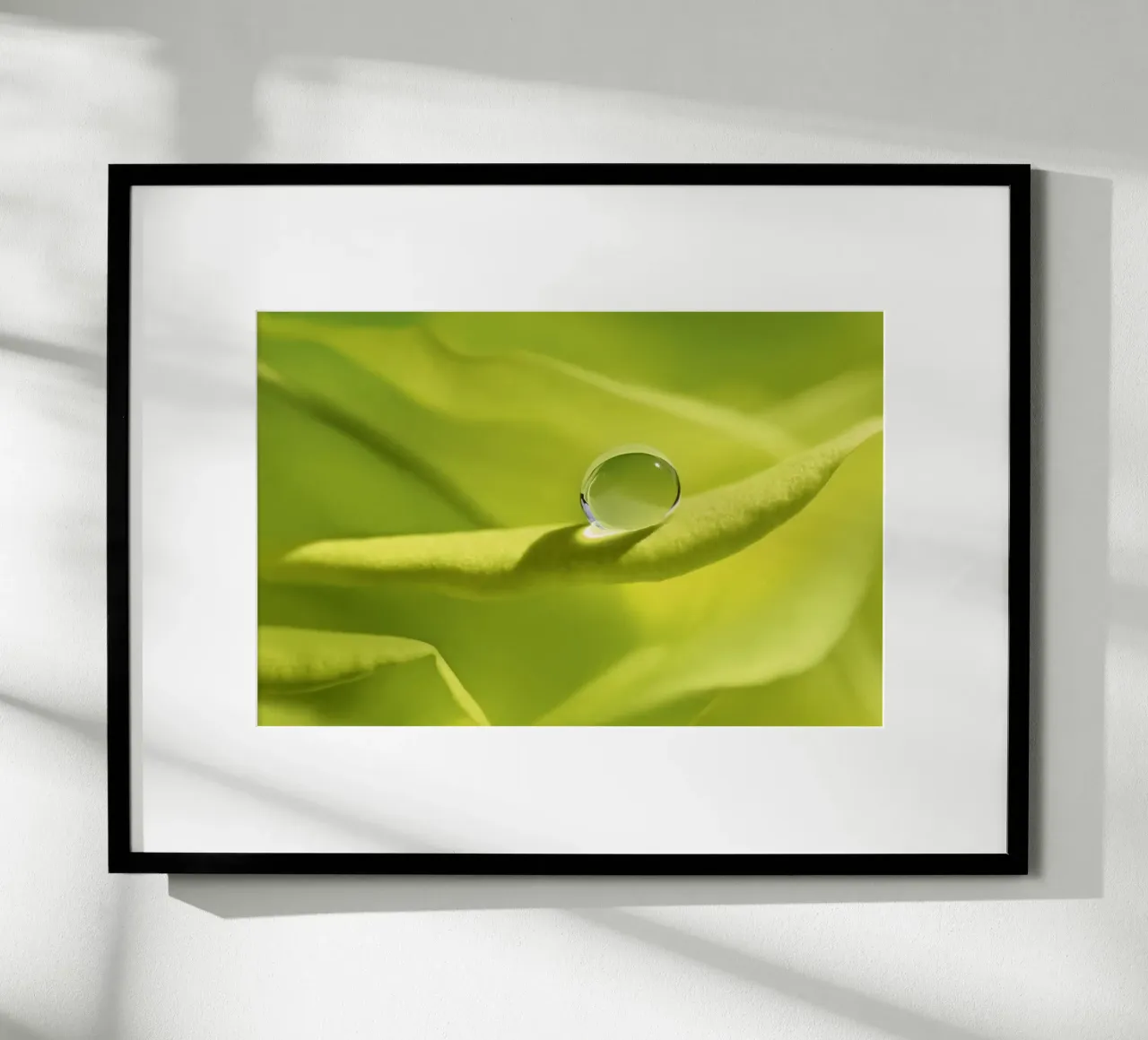 Gocce poster con telaio in legno da Atteloi