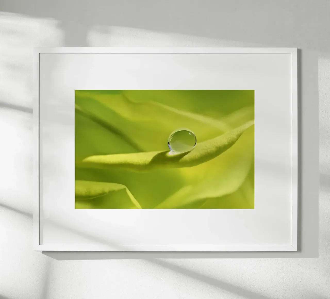 Gocce poster con telaio in legno da Atteloi