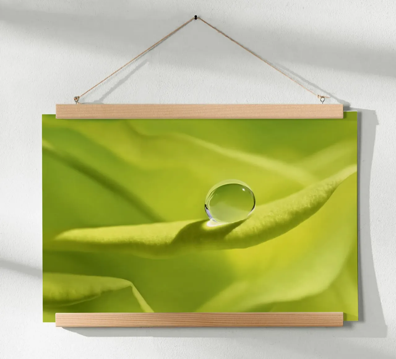 Gocce poster con telaio in legno da Atteloi
