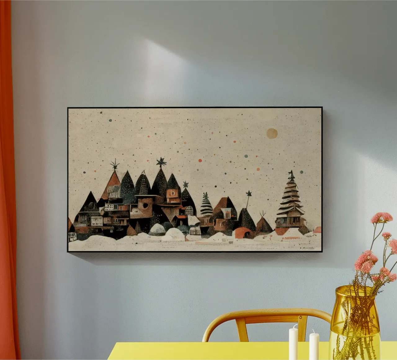 Tiny Christmas Town plexiglass da treechild