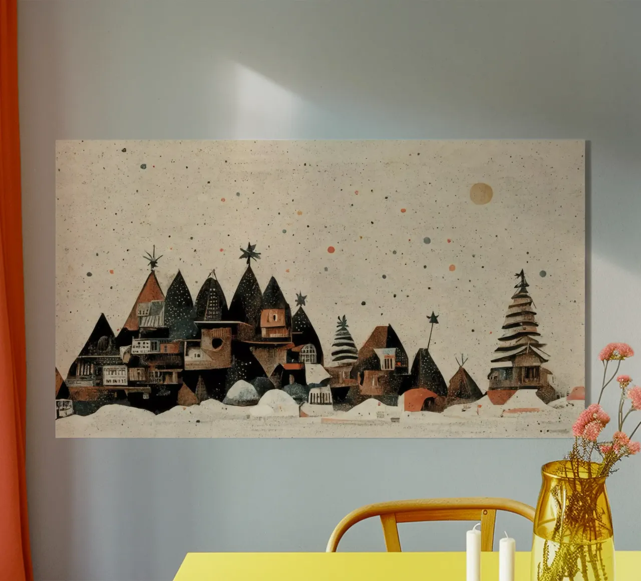 Tiny Christmas Town plexiglass da treechild