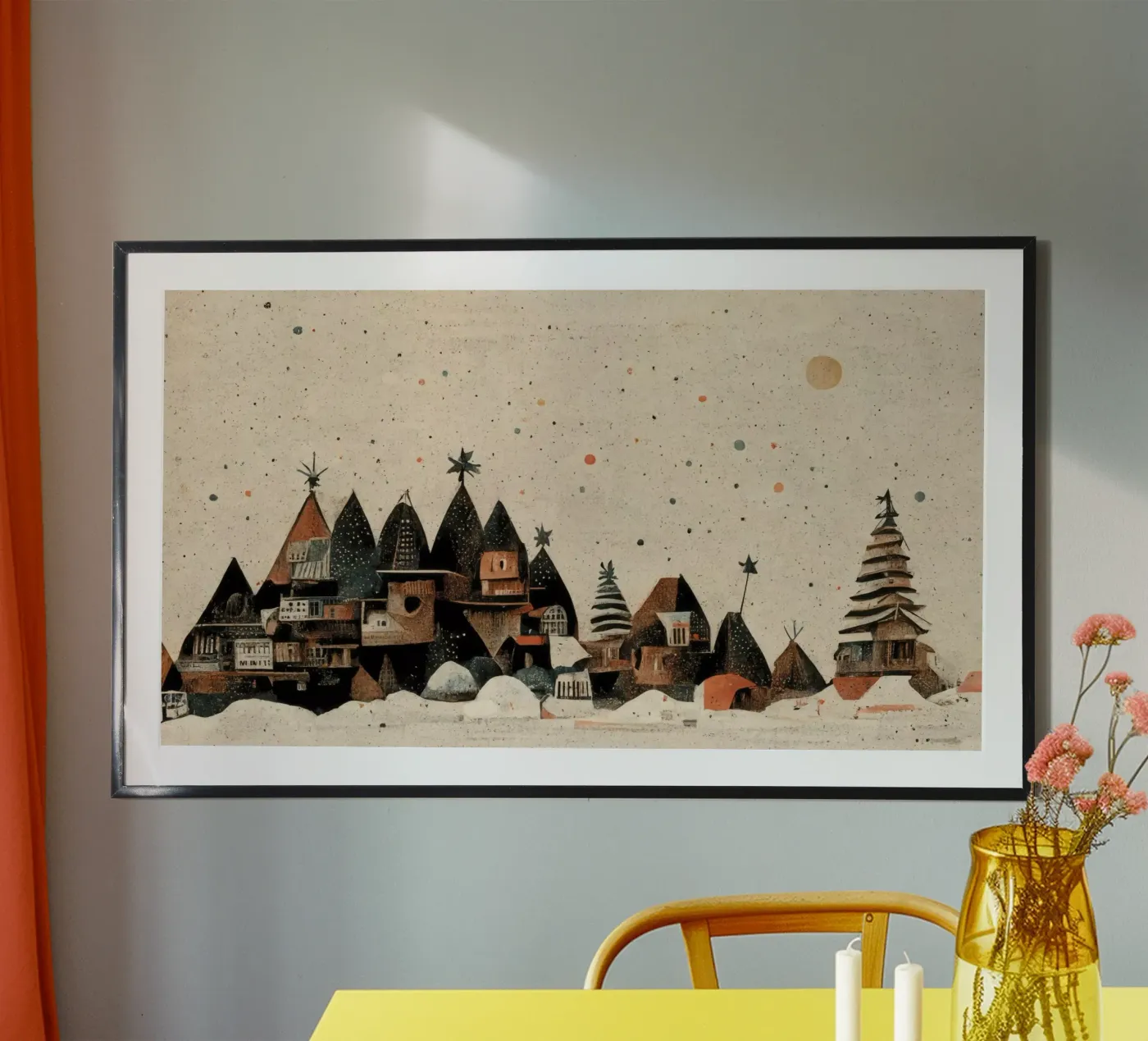 Tiny Christmas Town poster da treechild