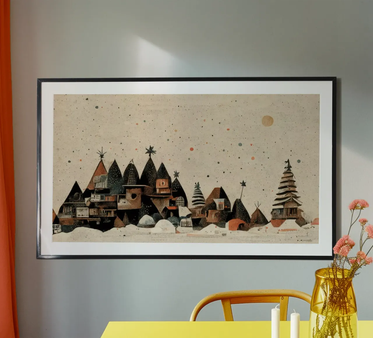 Tiny Christmas Town poster da treechild