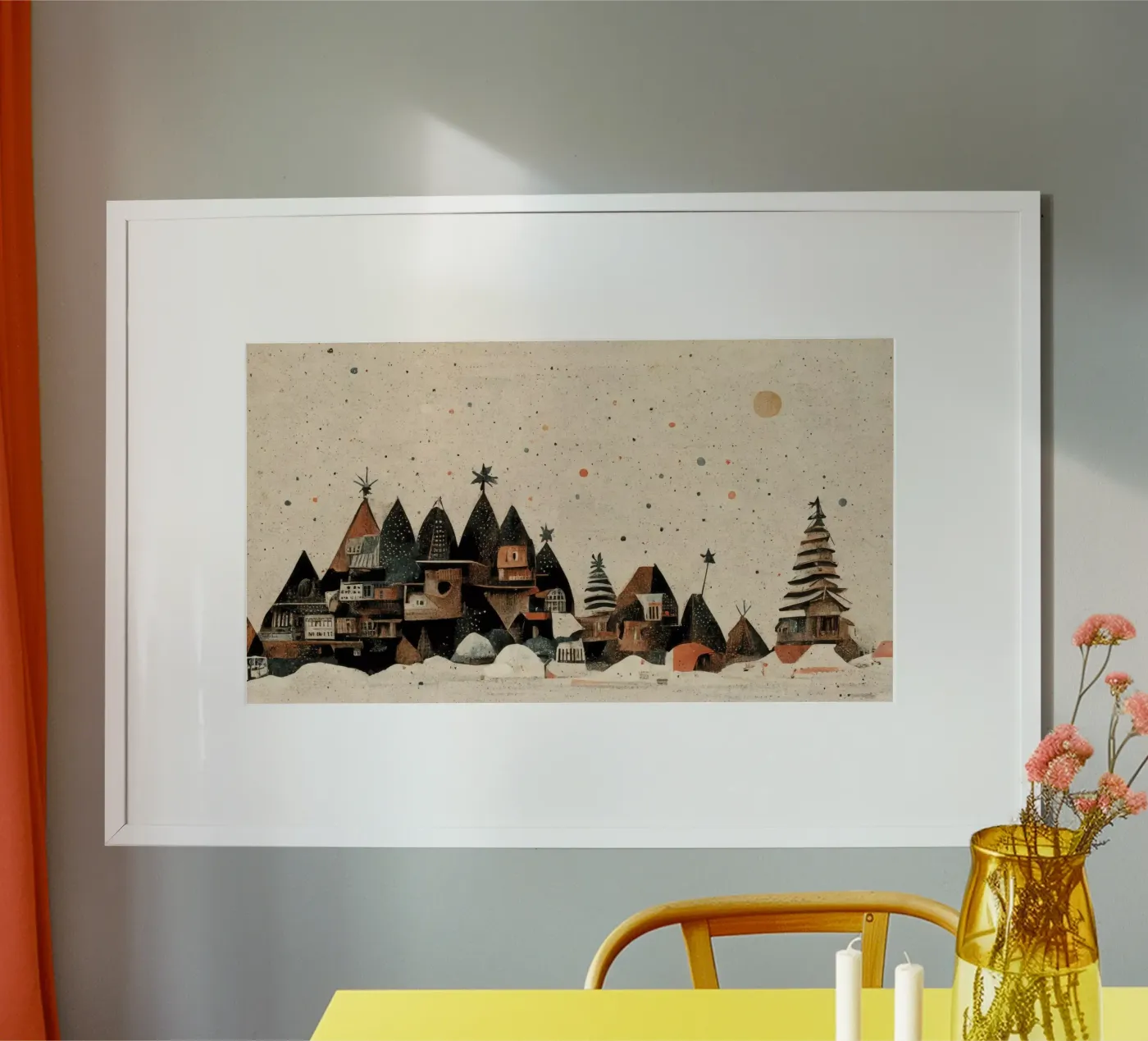 Tiny Christmas Town poster da treechild