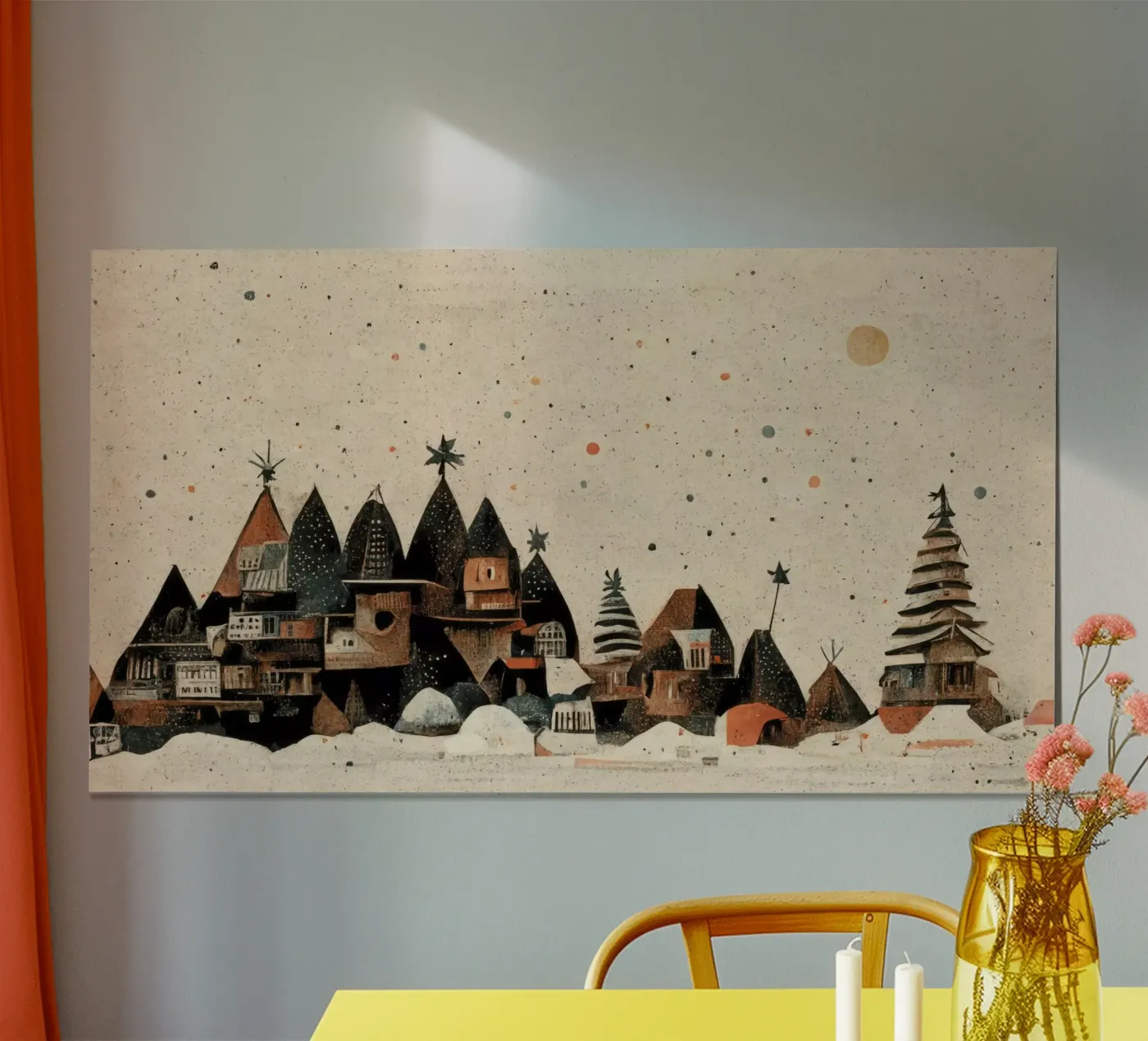 Tiny Christmas Town poster da treechild