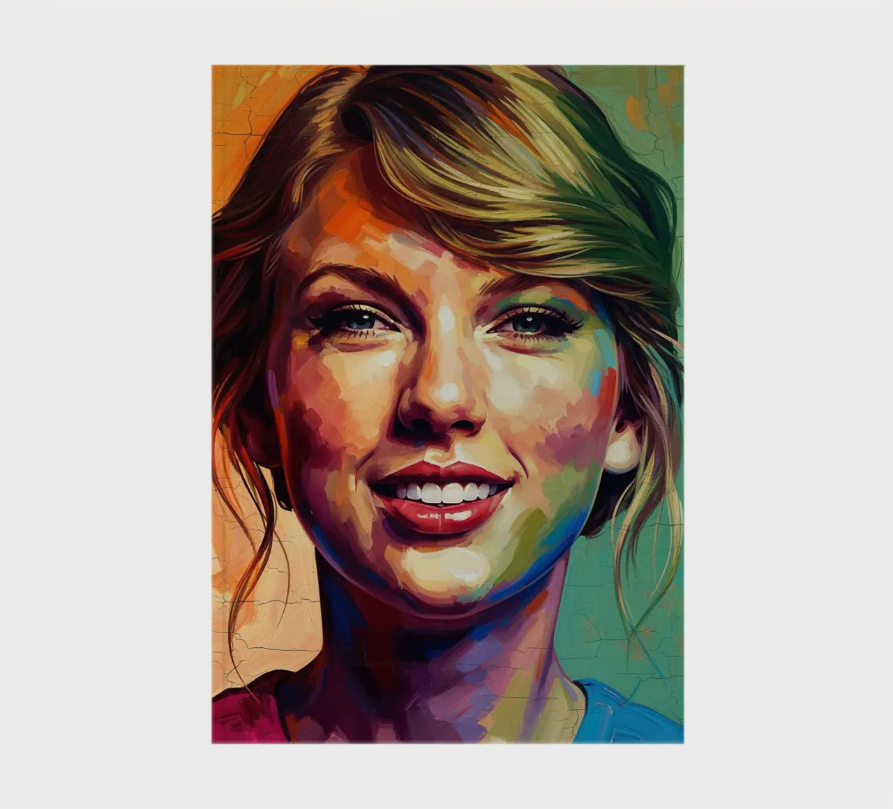 Taylor Swift abstract art notebook by Lembayung art