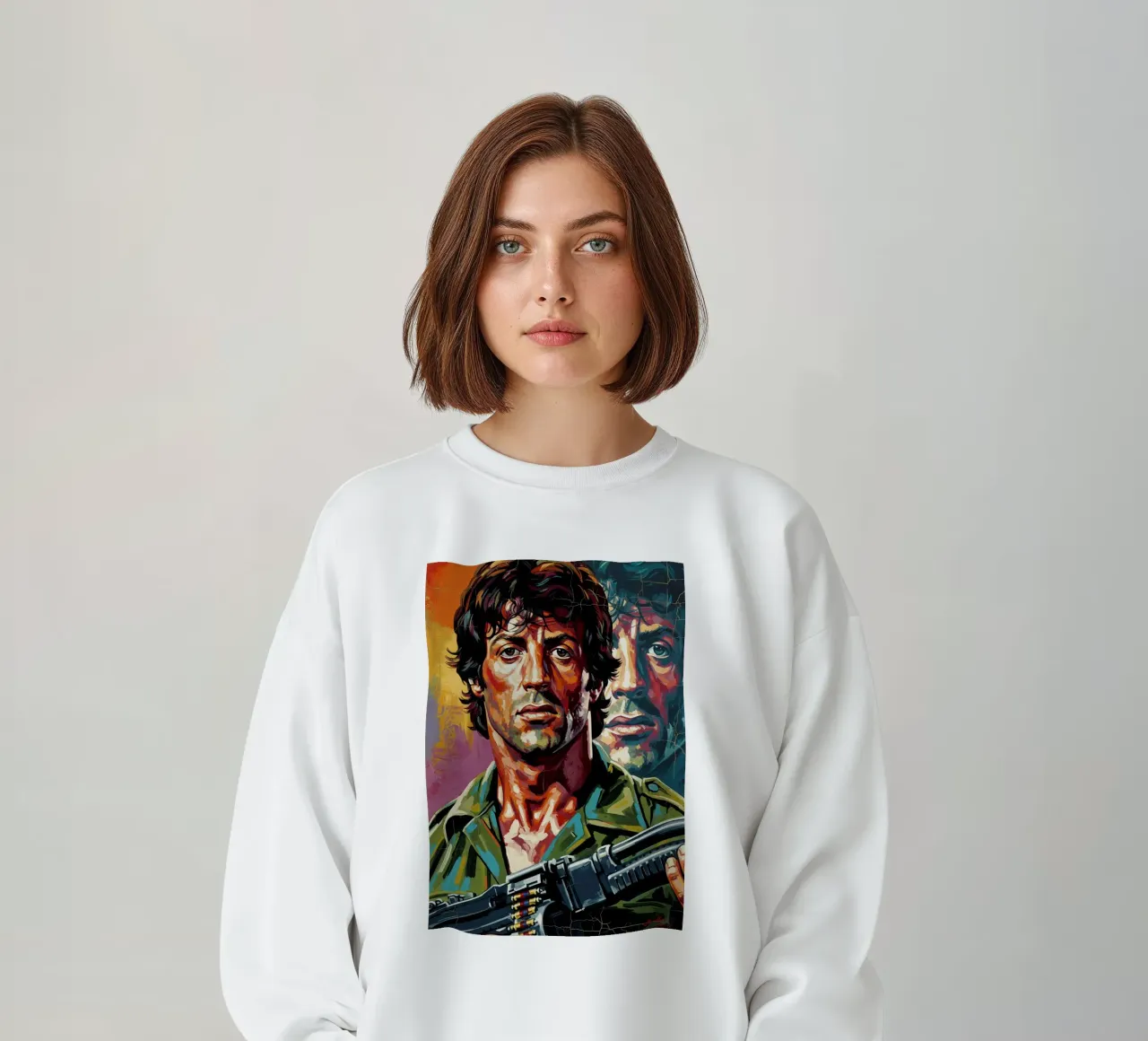 Sylvester Stallone como John Rambo sudadera de Lembayung art