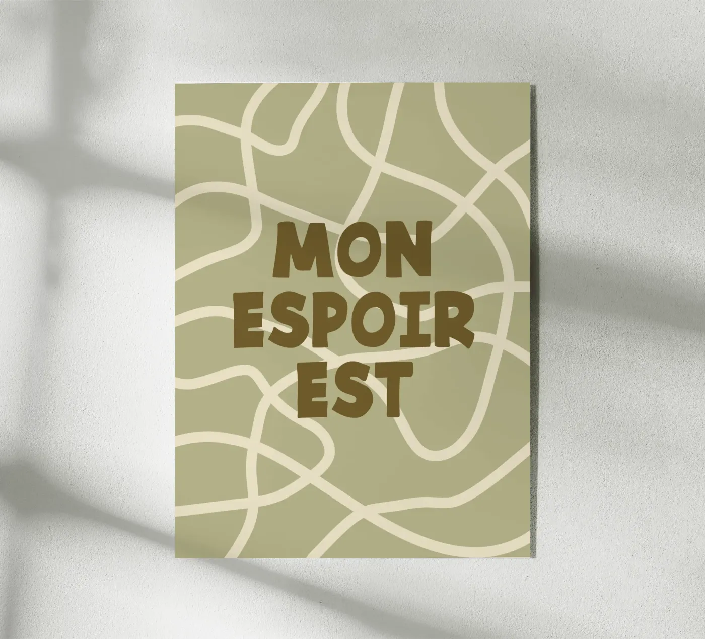 La mia speranza è plexiglass da MODERN NUANCE