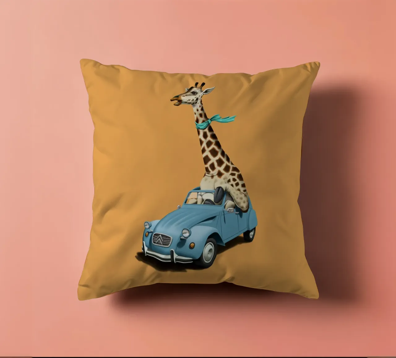 Riding high (Coloured) cuscino da Rob Art | Illustration