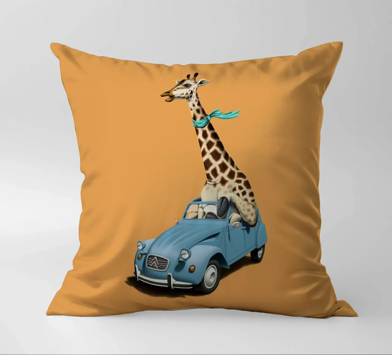 Riding high (Coloured) cuscino da Rob Art | Illustration