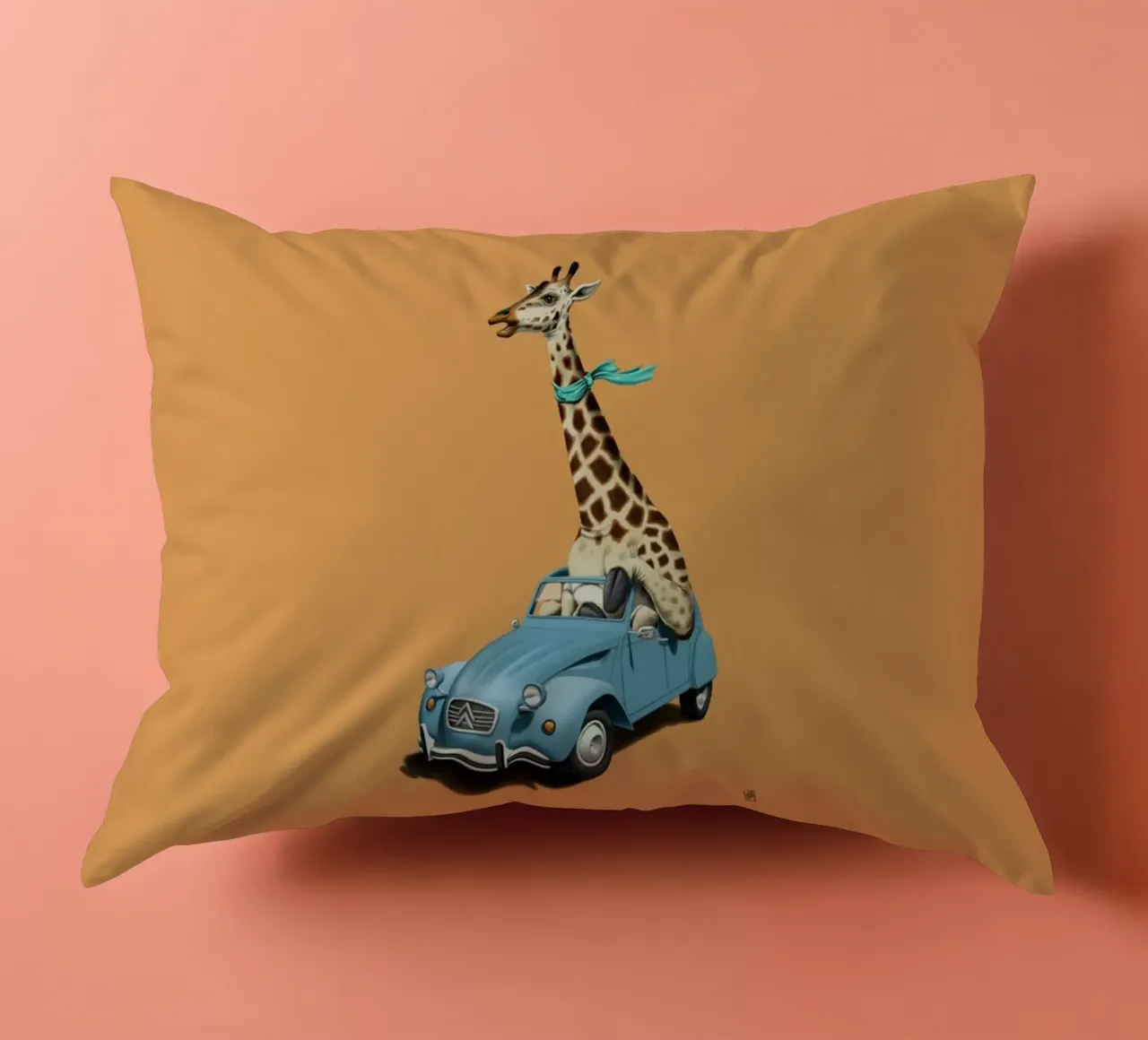 Riding high (Coloured) cuscino da Rob Art | Illustration