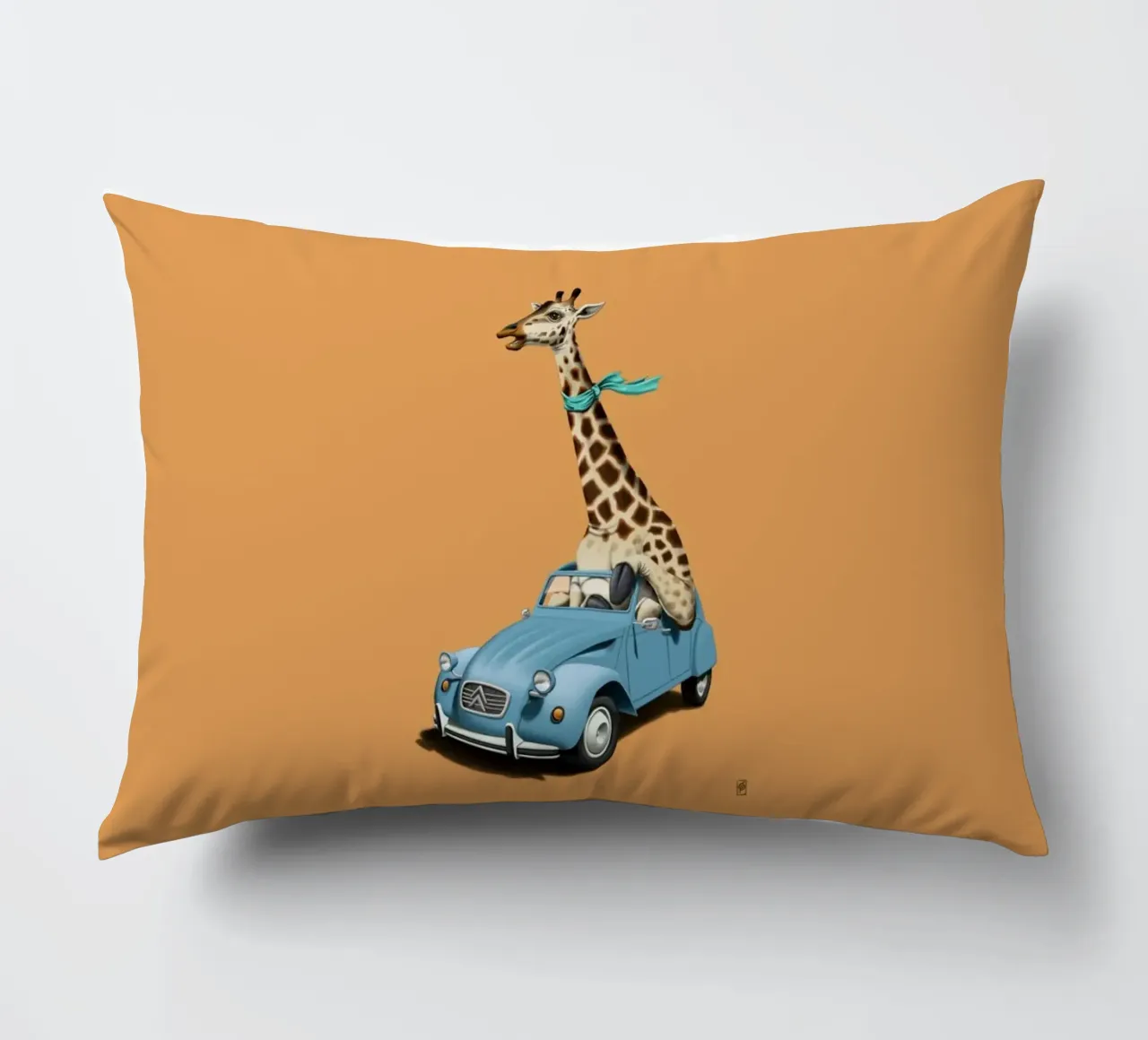 Riding high (Coloured) cuscino da Rob Art | Illustration