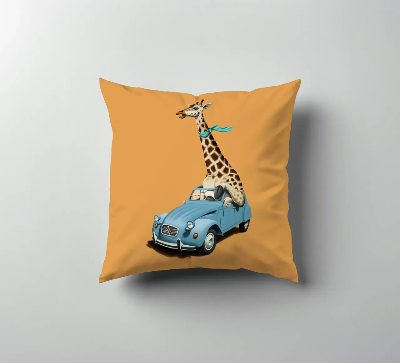 Riding high (Coloured) cuscino da Rob Art | Illustration