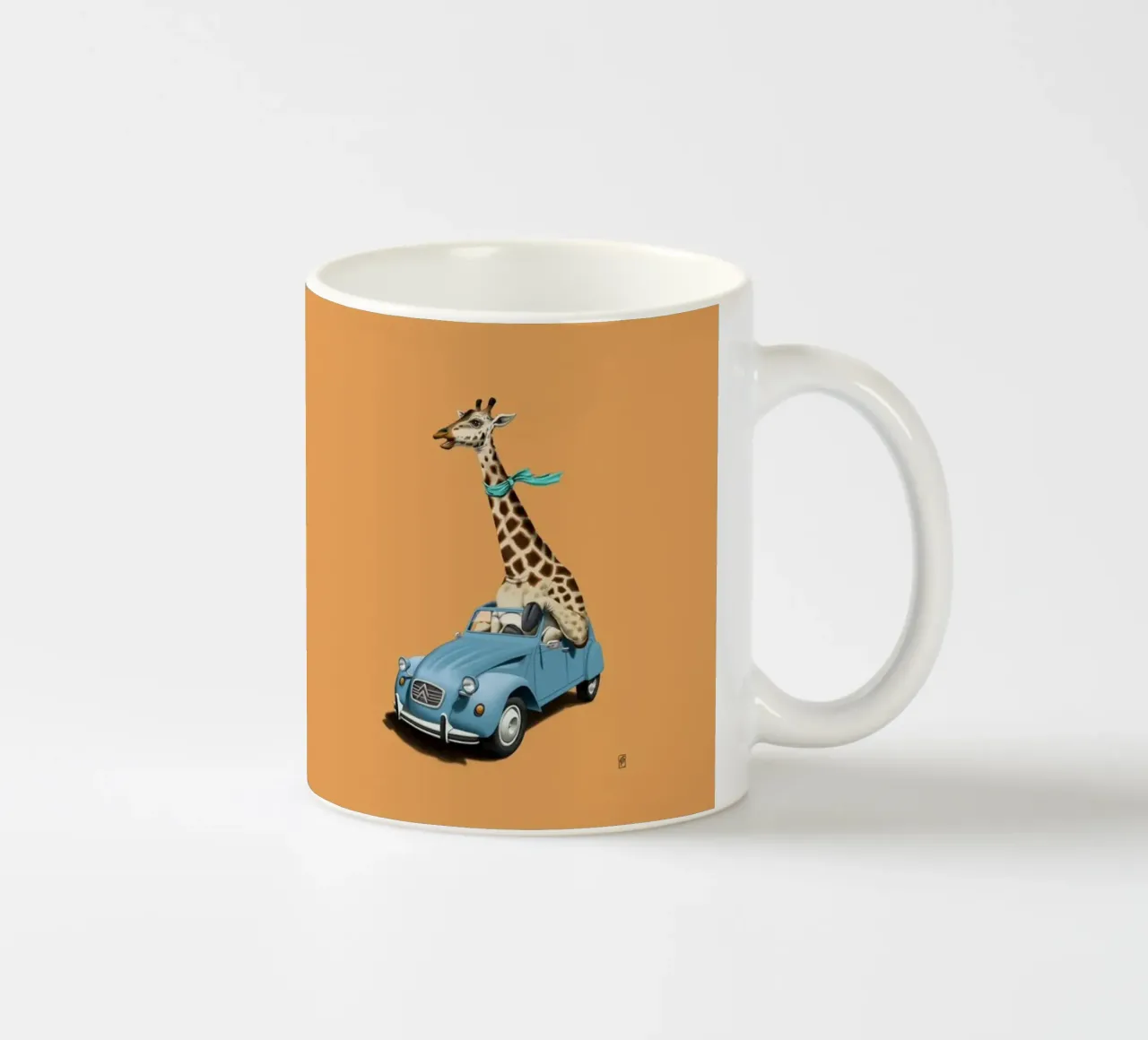 Riding high (Coloured) tazza in ceramica da Rob Art | Illustration