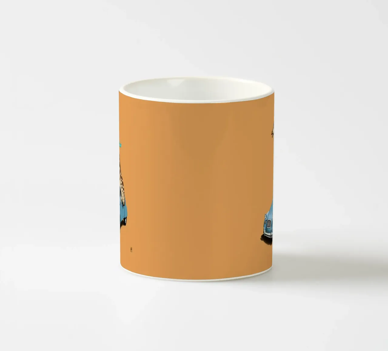 Riding high (Coloured) tazza in ceramica da Rob Art | Illustration